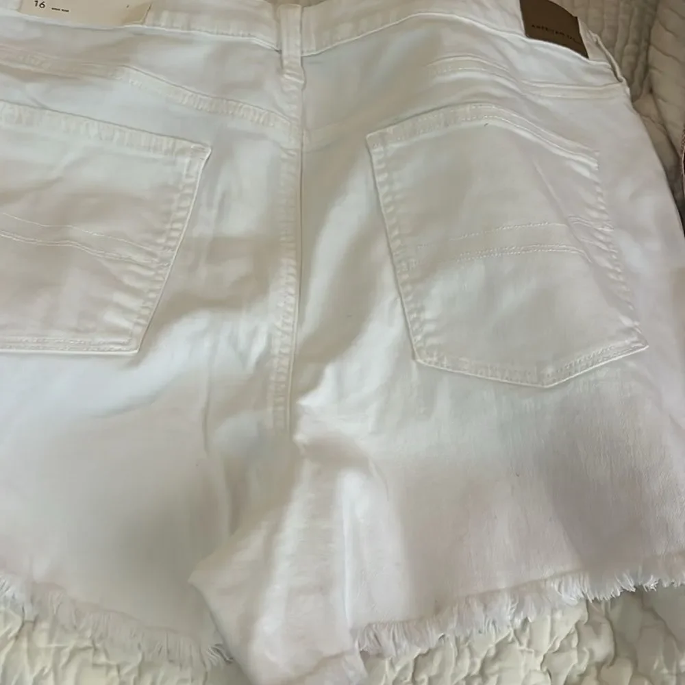 Women's White Denim Shorts